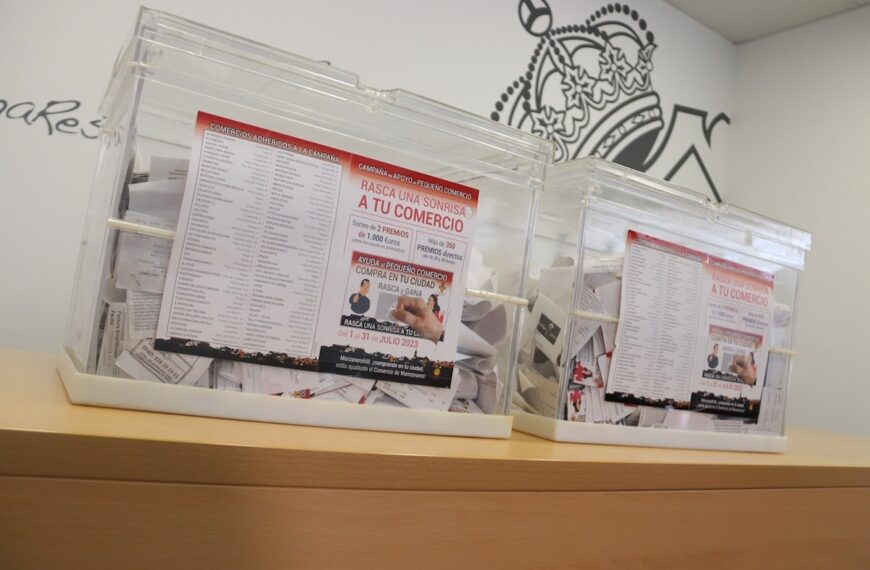 Realizado el sorteo de vales canjeables de 1.000 euros de la campaña “Rasca una sonrisa a tu comercio” 2023 en Manzanares