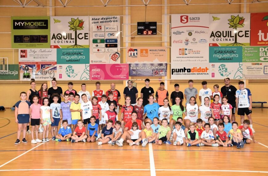 En marcha el Taller de Balonmano hasta el 18 de agosto en Miguelturra con la colaboración del Club Balonmano Pozuelo de Calatrava