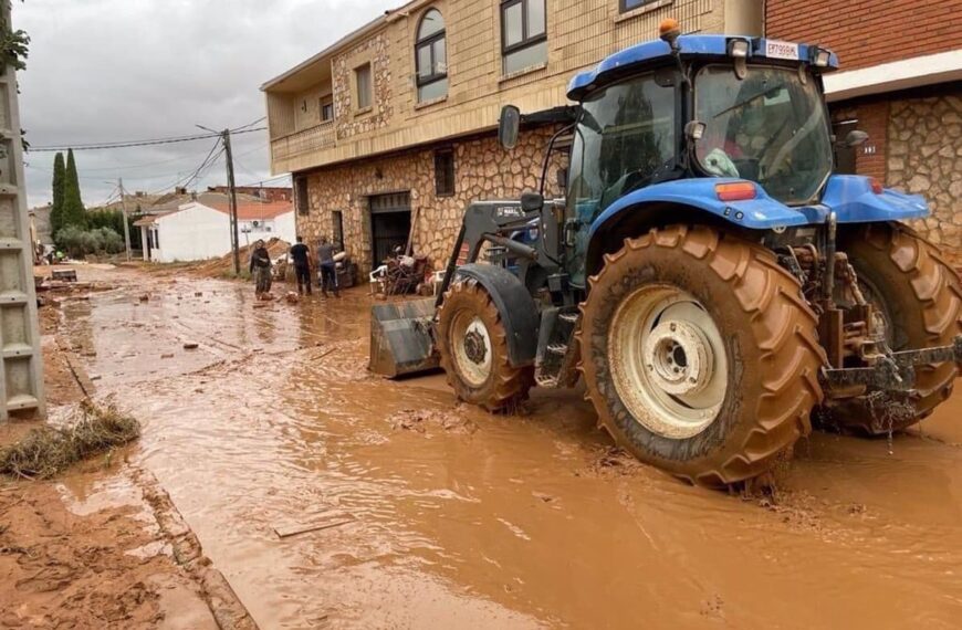 278 incidentes por lluvias y obstáculos en carreteras: Toledo y Ciudad Real las más afectadas, presidente visita el 112.