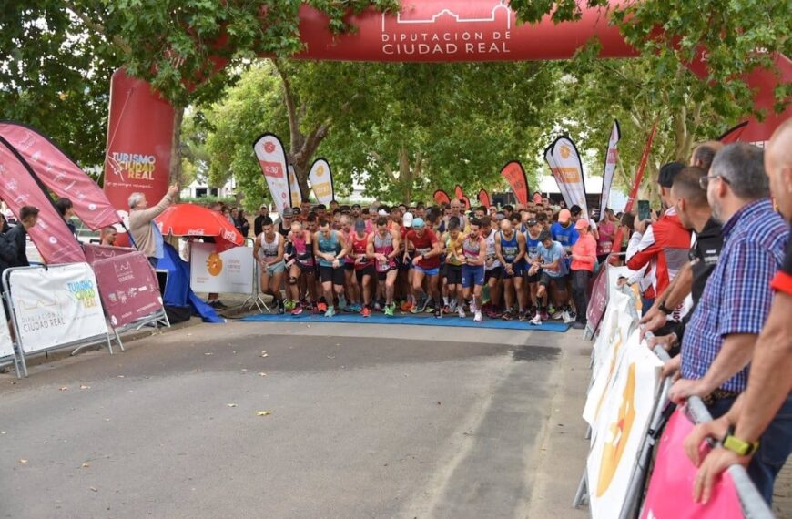 Esther Jiménez de los Galanes y Andy Morales ganan la Media Maratón Ciudad de Puertollano en el Circuito de Carreras Populares de Ciudad Real