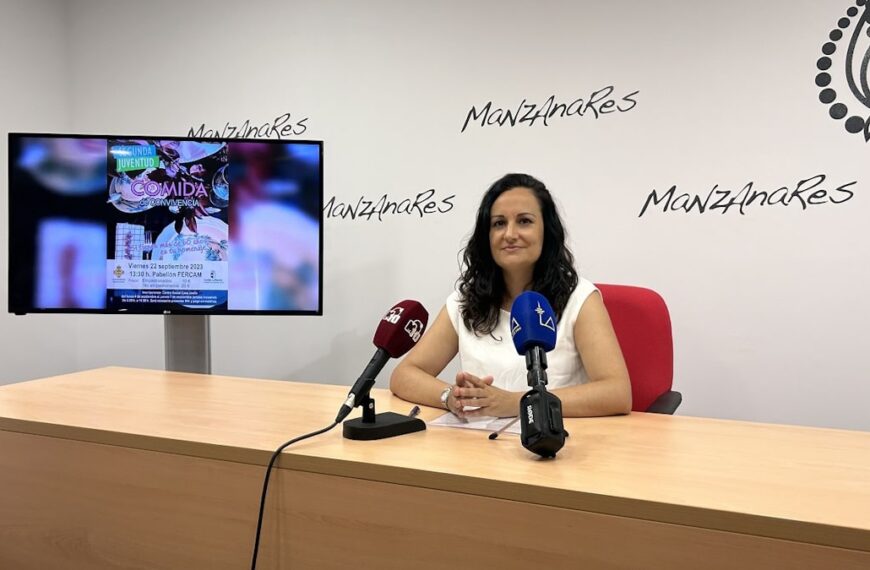 Comida de convivencia el 22 de septiembre en el pabellón de muestras de Fercam en Manzanares inscripción hasta el 15 de septiembre