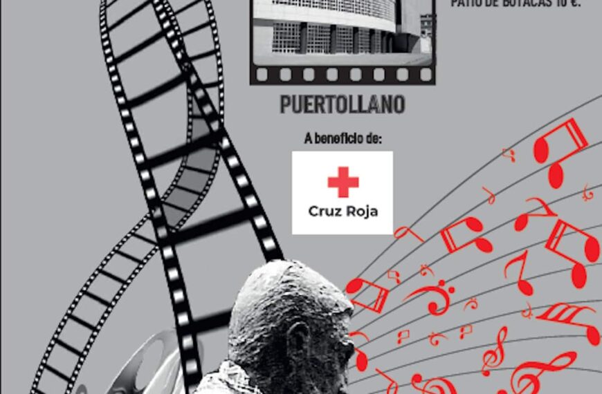 Concierto “De película”  el 21 de septiembre a beneficio de la Cruz Roja en el Auditorio Pedro de Almodóvar de Puertollano