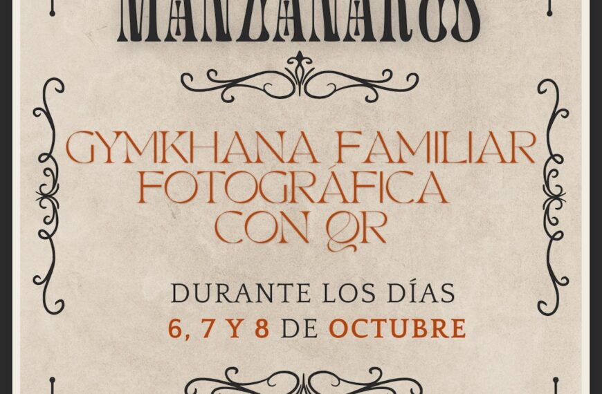 Participa en la Gymkhana fotográfica “Descubriendo Manzanares” para toda la familia