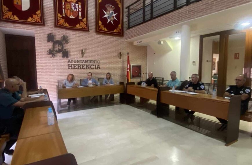 Reforzamiento y coordinación del dispositivo especial de seguridad para la Feria y Fiestas en Herencia