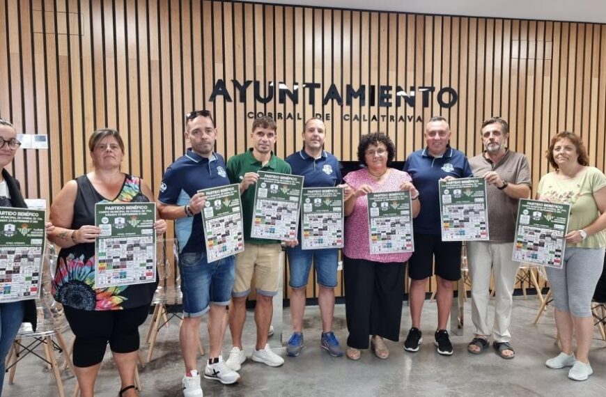 Los veteranos del CF Villamayor de Cva se enfrentarán a los veteranos del Real Betis Balompié en Corral de Calatrava el sábado 23 de septiembre