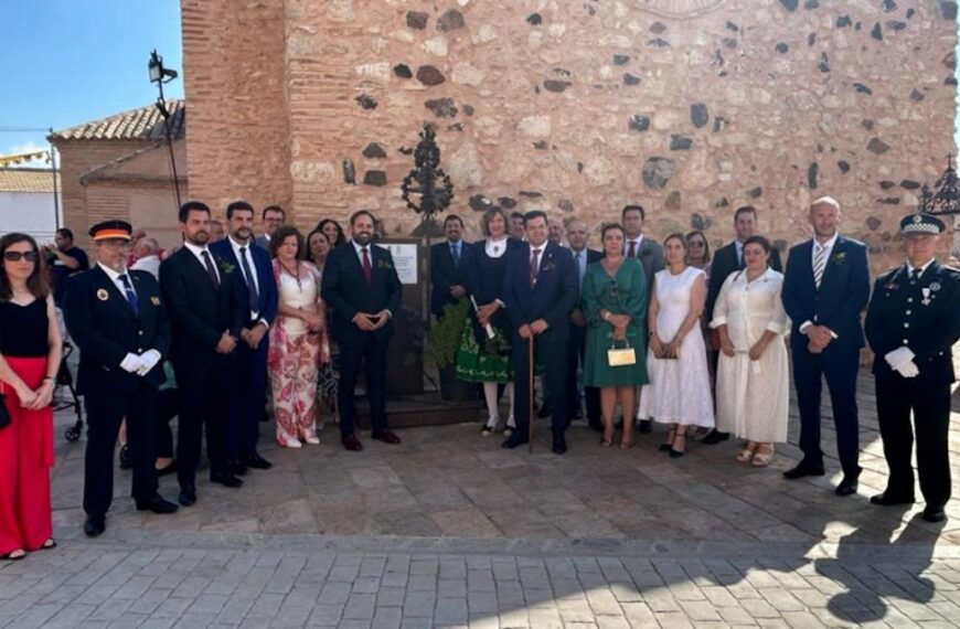 Valverde acompañó la Procesión de las Alabardas del Cristo de la Columna en Bolaños de Calatrava Fiesta de Interés Turístico Regional