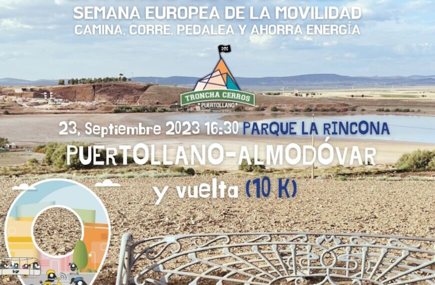 Ruta reivindicativa entre Puertollano y Almodóvar del Campo el 23 de septiembre por la Semana Europea de la Movilidad ¡gratuita!