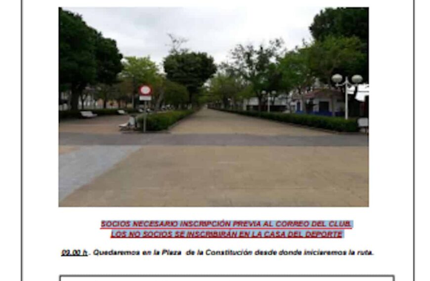 Senderismo La Mesnera “Ruta por Manzanares” el 14 de septiembre