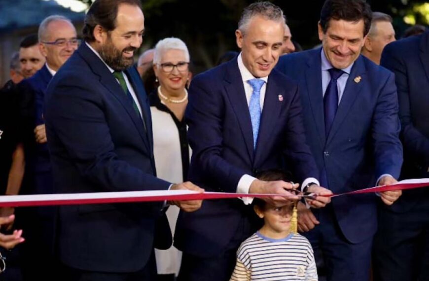 Valverde ha asistido a la inauguración de las fiestas de septiembre en Puertollano en honor a la Virgen de Gracia