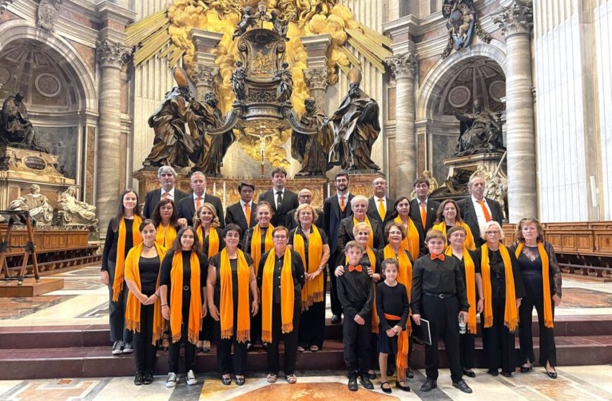 La Coral ‘Villa del Alba’ deslumbra con una actuación histórica en la Basílica de San Pedro del Vaticano