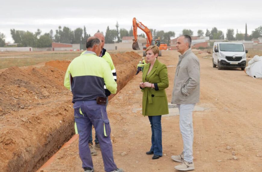 Argamasilla de Alba avanza en su desarrollo urbanístico con las obras de saneamiento en ‘El Rincón’