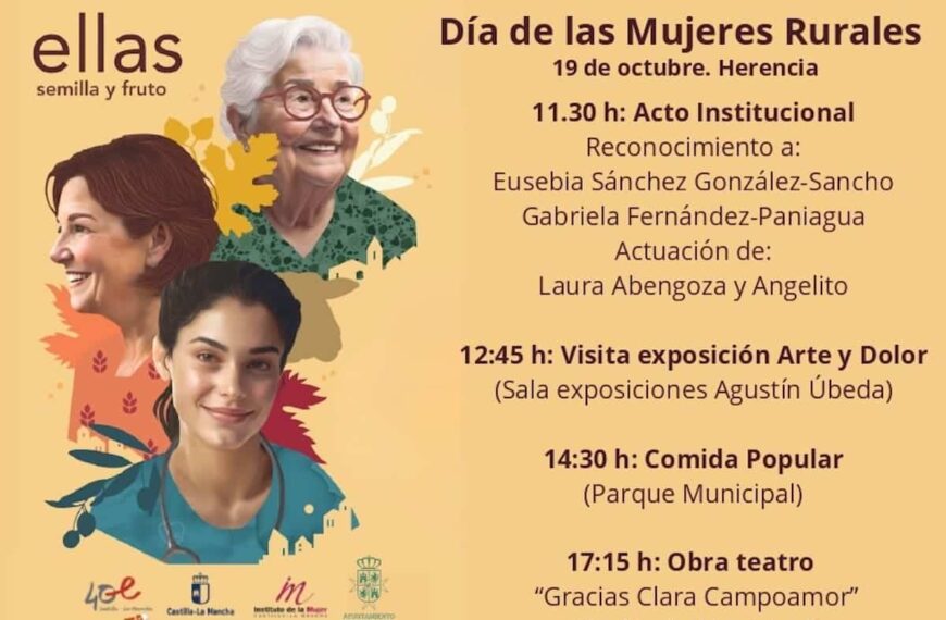 Herencia celebra y honra a las mujeres rurales en un Encuentro Comarcal Emblemático