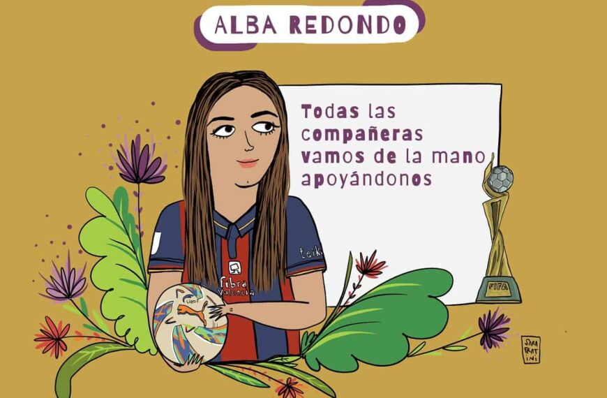 La futbolista campeona del mundo, Alba Redondo, protagonistas del calendario 2024 de AIETI