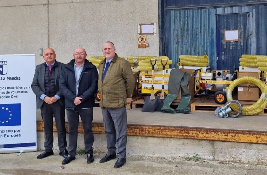 29 Entidades Locales de Castilla-La Mancha Refuerzan Protección Civil con Nuevos Generadores y Bombas Ante Inundaciones