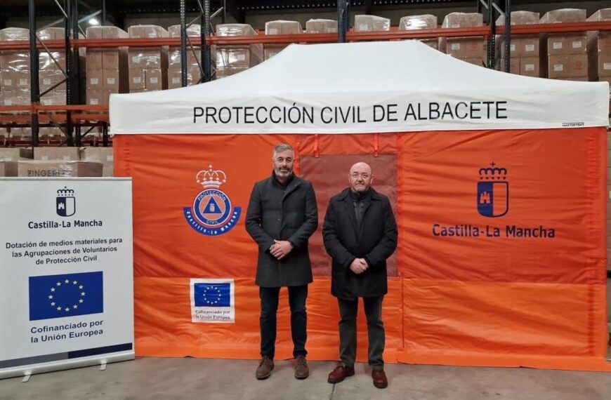 La Junta dota a once grupos de Protección Civil de Castilla-La Mancha con modernas tiendas de campaña para intervenciones de primeros auxilios