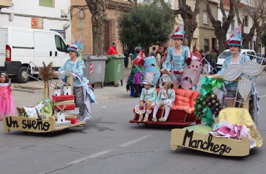 Concurso Regional de Carrozas y Comparsas de Carnaval en Villarrubia de los Ojos ofrece premios por más de 11.000 euros