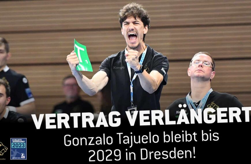 Gonzalo Tajuelo: Un manchego en Alemania impulsando el Balonmano Juvenil en HC Elbflorenz Dresden