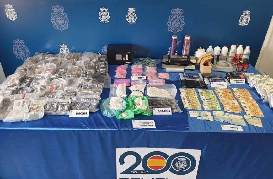 La Policía Nacional ha desmantelado una organización criminal especializada en el procesamiento y distribución de sustancias estupefacientes en Castilla-La Mancha