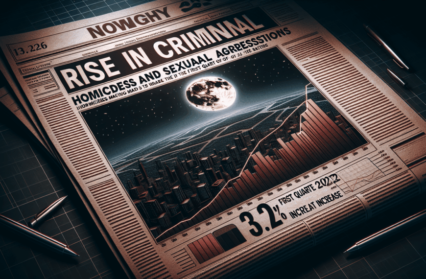 Aumento del 3,2% en Homicidios y Agresiones Sexuales Durante el Primer Trimestre de 2024