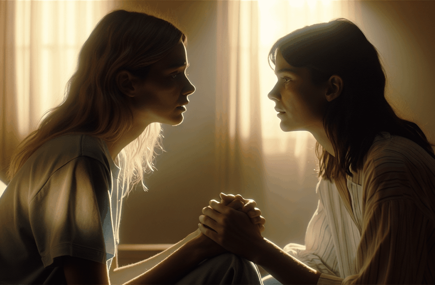 Blanca finalmente se abre y comparte sus secretos con su hermana Rita