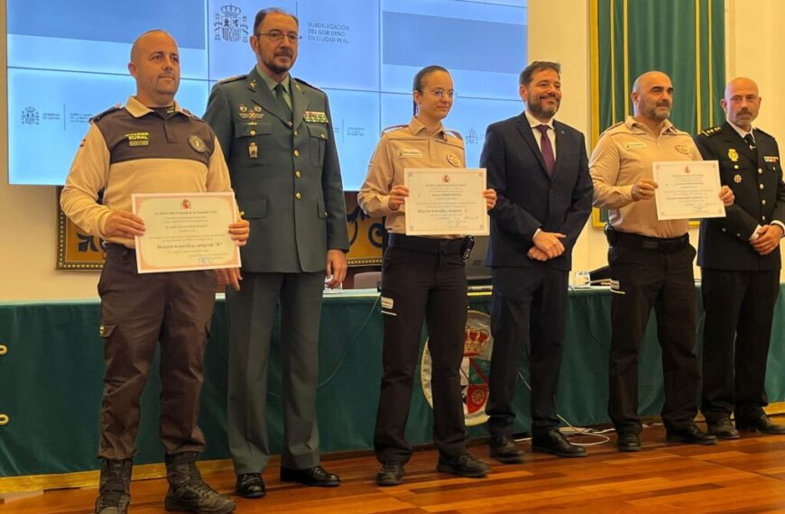 Mención honorífica para el Guarda Rural de Calzada por su colaboración en un operativo contra el expolio del patrimonio histórico