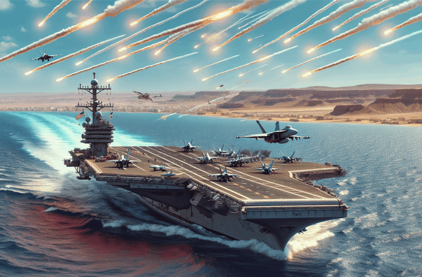 Ataque Yemení contra el Portaviones Eisenhower en el Mar Rojo