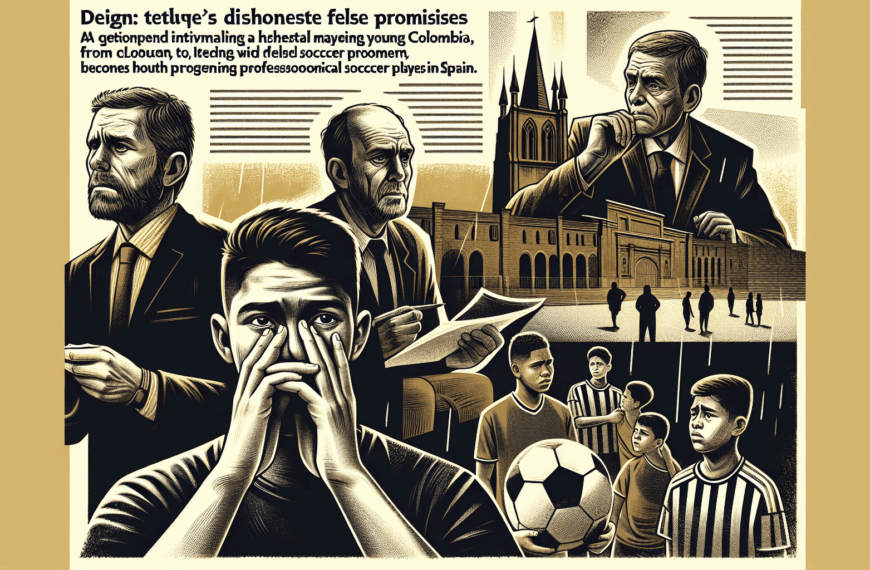 Desvelando engaños: Individuo investigado por prometer falsas carreras futbolísticas en España a jóvenes colombianos