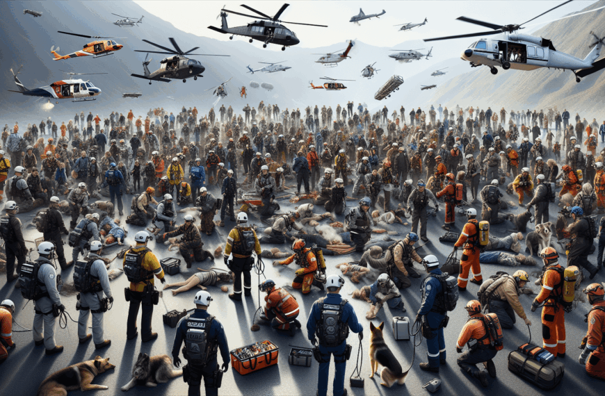 Misión de Salvamento: Despliegue de 60 Especialistas con Helicópteros, Drones y Unidades Caninas en Esfuerzo Conjunto por la Vida