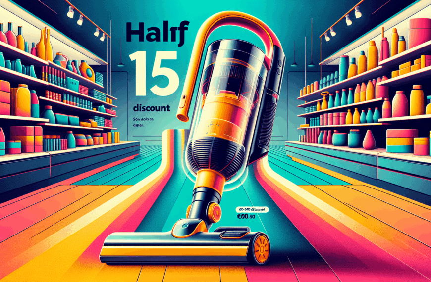 Aspirador Escoba Inalámbrico a Mitad de Precio en Carrefour: Ahorra €100