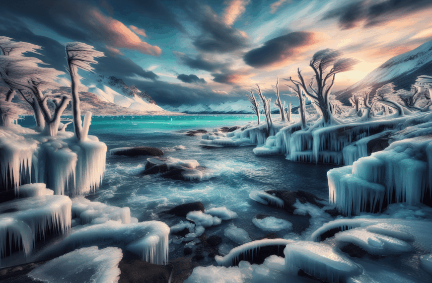 El Mar Congelado de Tierra del Fuego: Un Espejo Helado en el Fin del Mundo