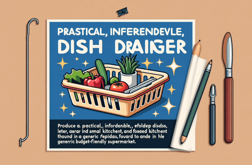 Aldi Presenta su Innovador Escurridor Plegable: Compacto, Económico y Perfecto para Cocinas Pequeñas