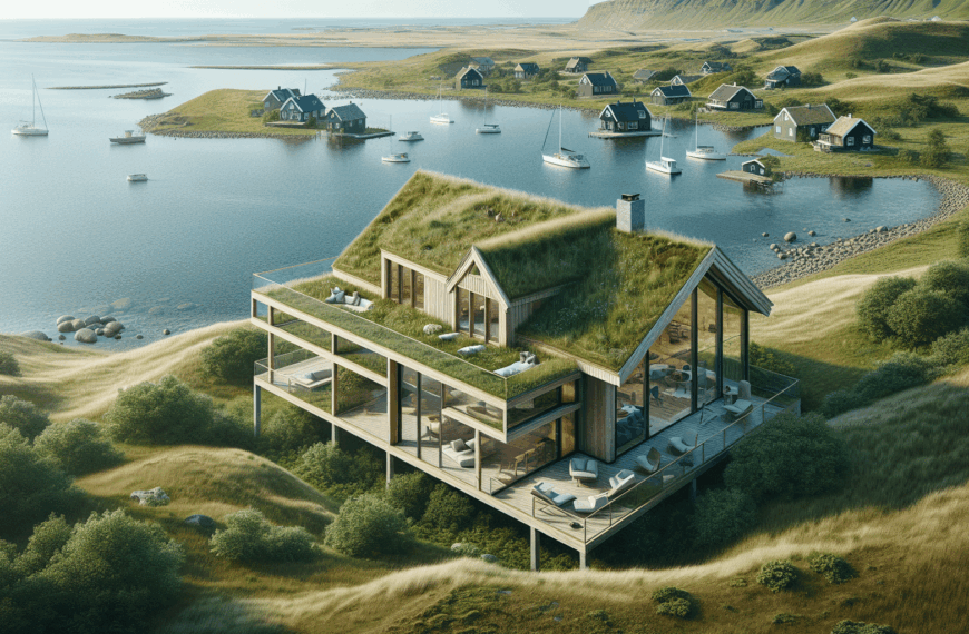 Residencia Veraniega en Skagen: Perfecta Armonía con el Entorno Natural