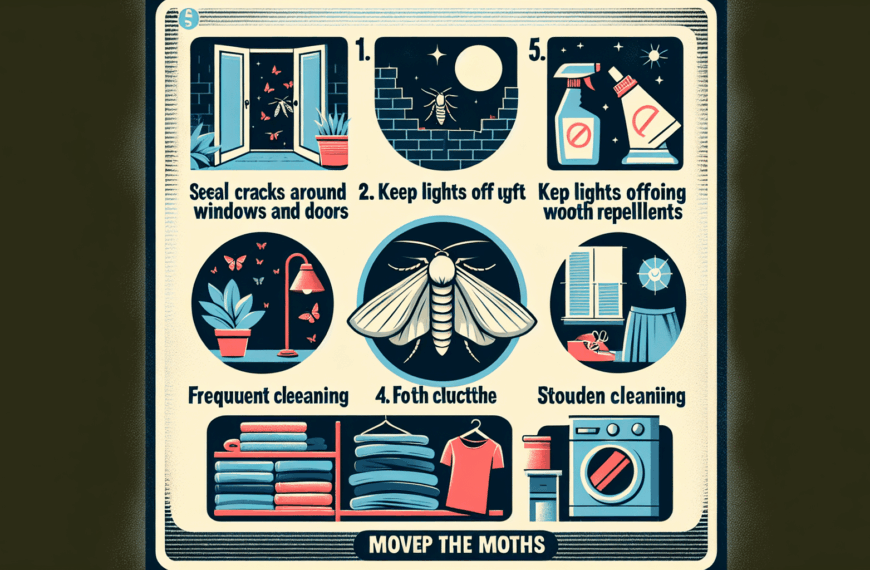 Cinco Estrategias Efectivas para Mantener las Polillas Fuera de Tu Hogar