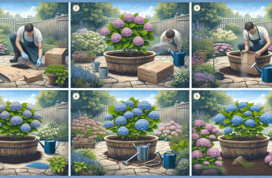 Guía Completa para Preparar la Base de las Hortensias y Lograr una Floración Espectacular