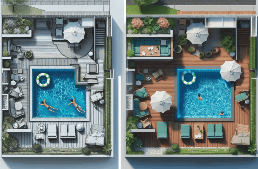 Solución Perfecta: La Piscina Desmontable que Transformó Nuestra Pequeña Terraza