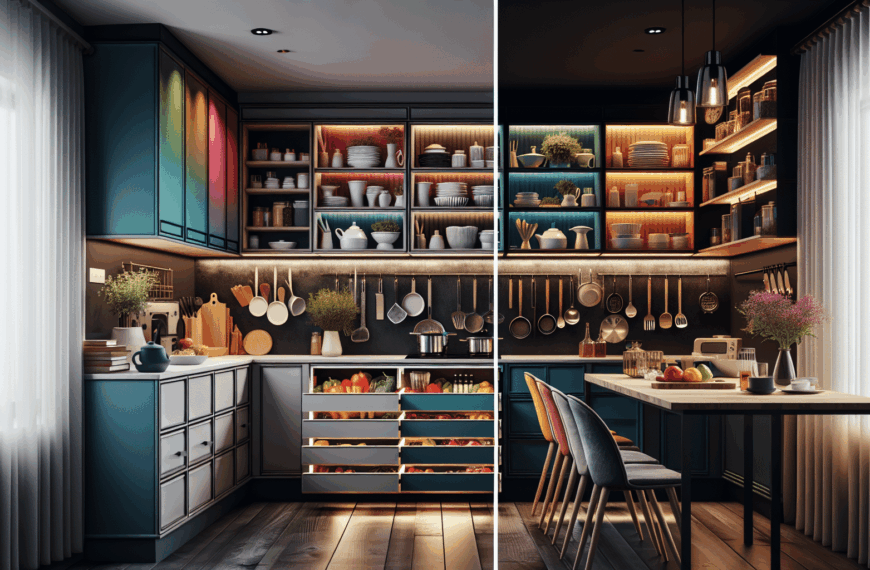 Transforma tu Cocina: De Oscura y Apagada a Moderna, Colorida y con Más Almacenamiento
