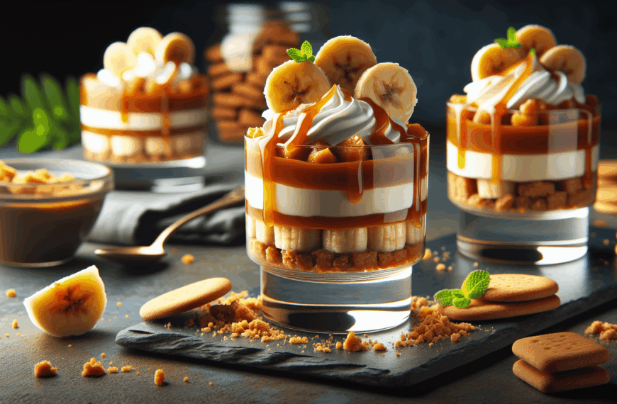 Irresistibles Vasitos de Banoffee: El Dulce Perfecto Para Alegrar Tu Jornada