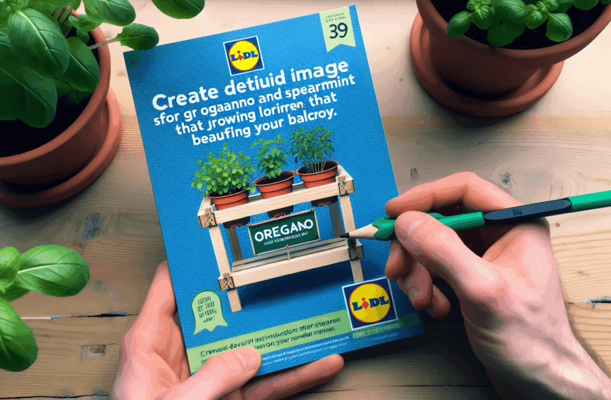 El Ingenioso Dispositivo de Lidl para Cultivar Orégano y Hierbabuena, Ideal para Embellecer tu Balcón