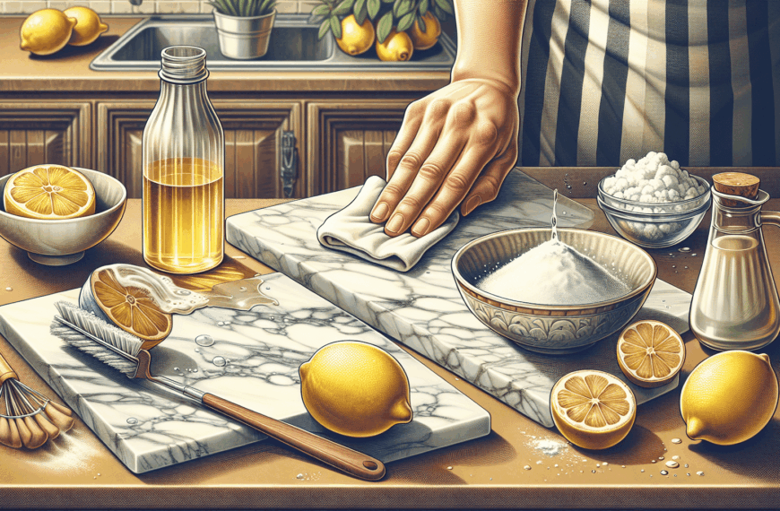 Soluciones Eficaces para Eliminar Manchas del Mármol desde Casa