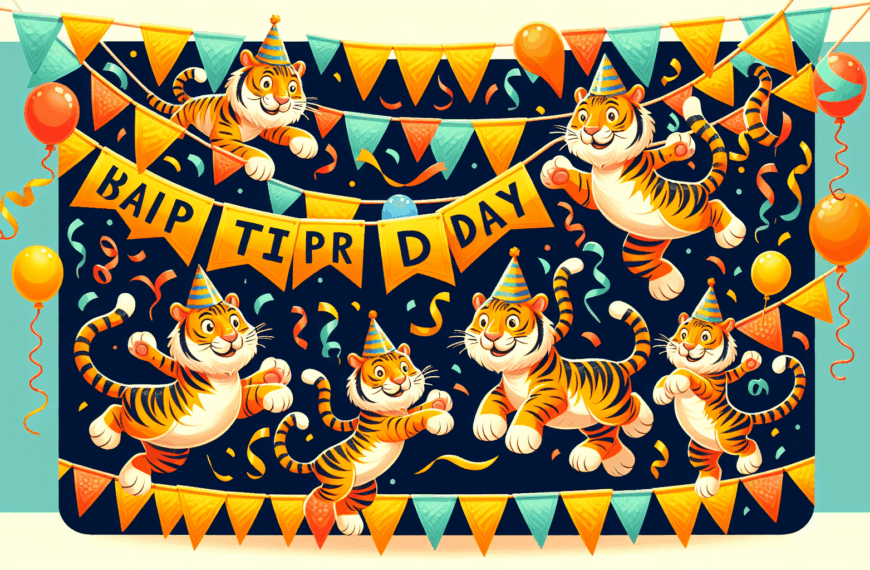 ¡Anima tus celebraciones con la vibrante y festiva guirnalda de Tiger!