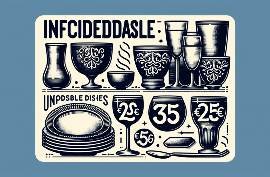 Platos y Vasos Económicos: Encuentra Opciones por Debajo de 25 Euros