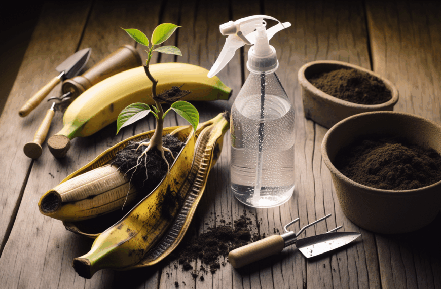 Cultiva y Crece: Usos Innovadores de la Cáscara de Plátano para la Propagación de Plantas