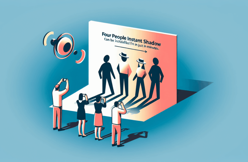 Sombrilla Exprés Para Cuatro: Instalación en Solo Tres Minutos