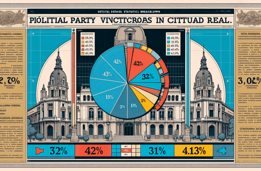 Victoria del PP en Ciudad Real con un 43% de Apoyo, PSOE le Sigue con 32% y Vox Alcanza el 11%, mientras que Agrupación de Alvise Obtiene el 4,13%