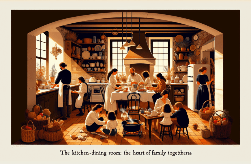 La Cocina-Comedor: El Corazón de la Convivencia Familiar