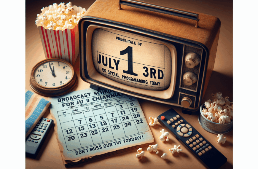 Horario de Emisión para el 3 de Julio en La 1: No Te Pierdas Nuestra Programación Especial Hoy