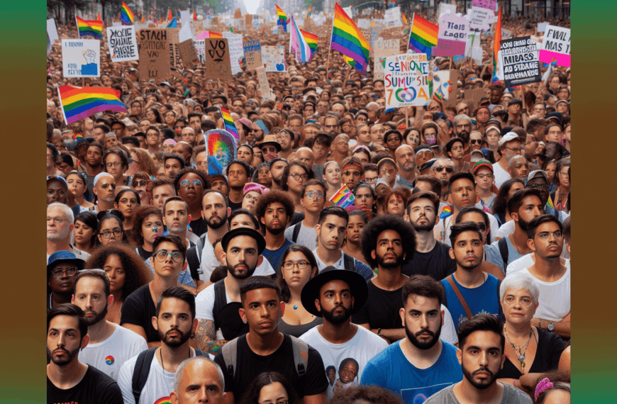 Miles de personas se movilizan en defensa de los derechos LGTBIQ+ en una marcha histórica
