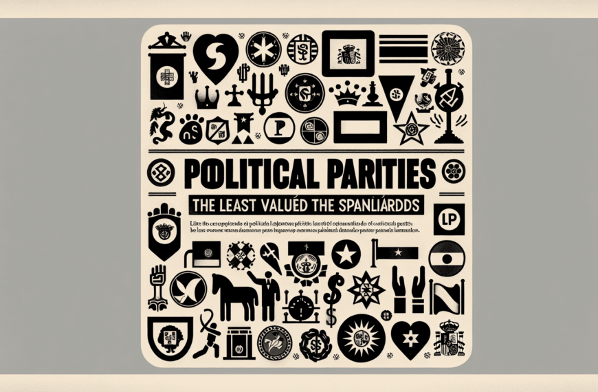 Partidos políticos: el desencanto de los españoles