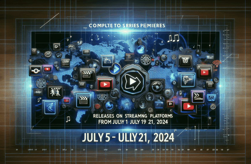 Guía Completa de Series Premiere: Lanzamientos en Plataformas de Streaming del 15 al 21 de Julio de 2024