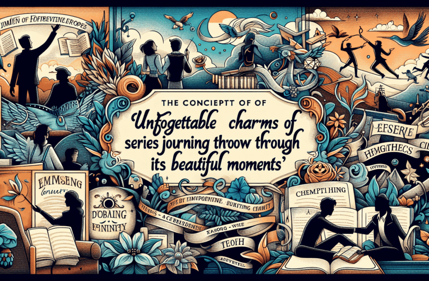 Los Encantos Inolvidables de la Serie: Un Viaje por sus Momentos Más Hermosos